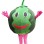Adult Size Smiley Watermelon Mascot Costume