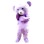 Shy Lavender Bear Mascot Costume