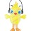 Yellow Headphone Bird Mascot Costume