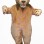 Frightening Skinny Tiger Mascot Costume