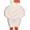 Leisurely Big White Bird Mascot Costume