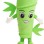 Chopped Green Bamboo Mascot Costume