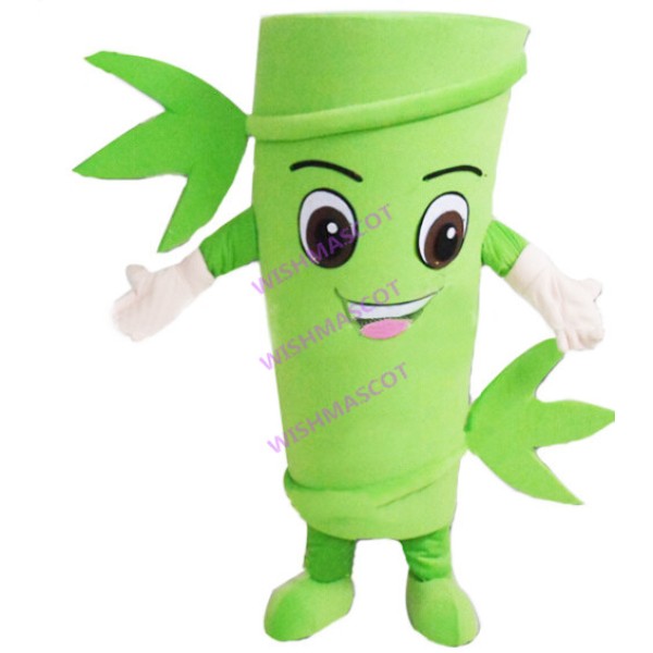 Chopped Green Bamboo Mascot Costume