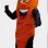 Cartoon Carrot With Leaves Mascot Costume