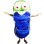 Sneaker With Blue Laces Mascot Costume