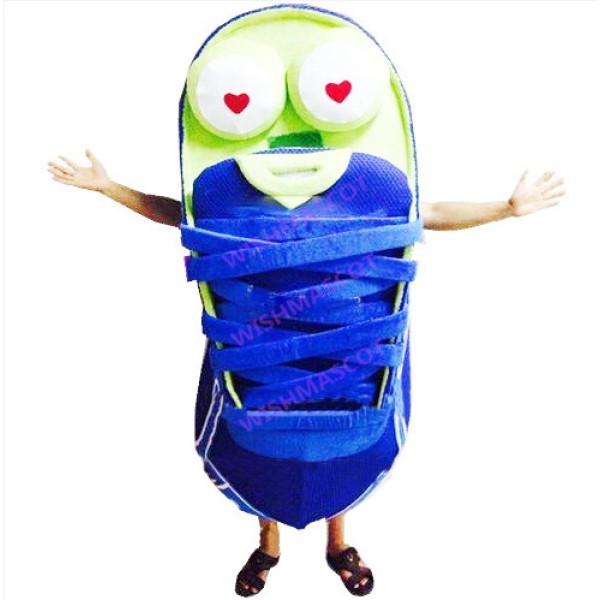 Sneaker With Blue Laces Mascot Costume