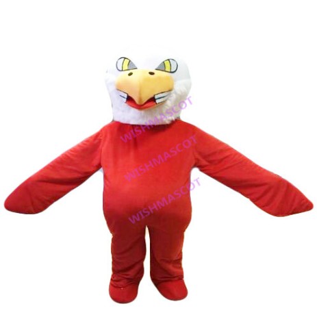 Feasted Red Eagle Mascot Costume