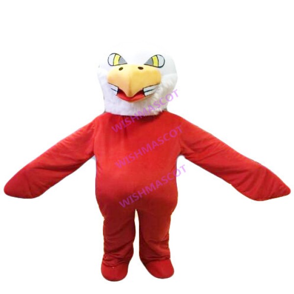 Feasted Red Eagle Mascot Costume