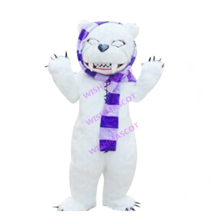 Vicious Bear With Sharp Claws Mascot Costume