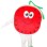 Ripe Watermelon Mascot Costume With Red Flesh