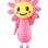 Pink Sunflower Mascot Costume