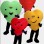 Bright Love Mascot Costume With Ventilation Hole