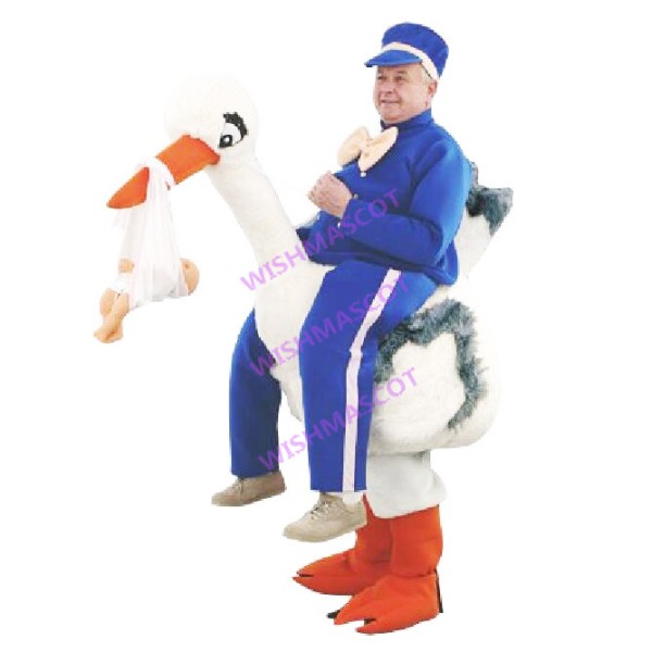 Pelican Prosthetic Leg Mascot Costume