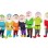 Seven Colorful Dwarfs Mascot Costume