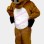 Proud Buffalo With White Horns Mascot Costume