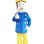 Fireman In Protective Clothing Mascot Costume