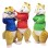 Naughty Chipmunk Brothers Mascot Costume