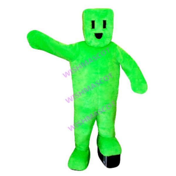 Green Monster Creeper Mascot Costume