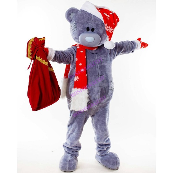 Generous Christmas Bear Mascot Costume