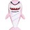 Cruel Pink Shark Mascot Costume