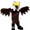 Passionate Eagle In Sneakers Mascot Costume