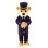 Uniformed Doorman Bear Mascot Costume