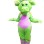 Female Dragon Wearing Shoes Mascot Costume