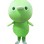 Lightweight Green Doll Mascot Costume
