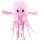 Blue Eyed Cartoon Octopus Mascot Costume