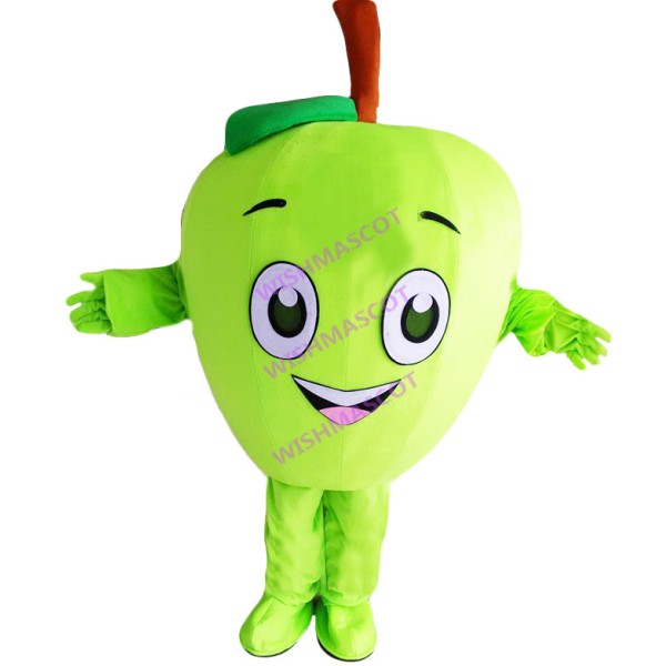 Sour Astringent Green Apple Mascot Costume