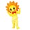 Sun Baby With Red Bow Tie Mascot Costume