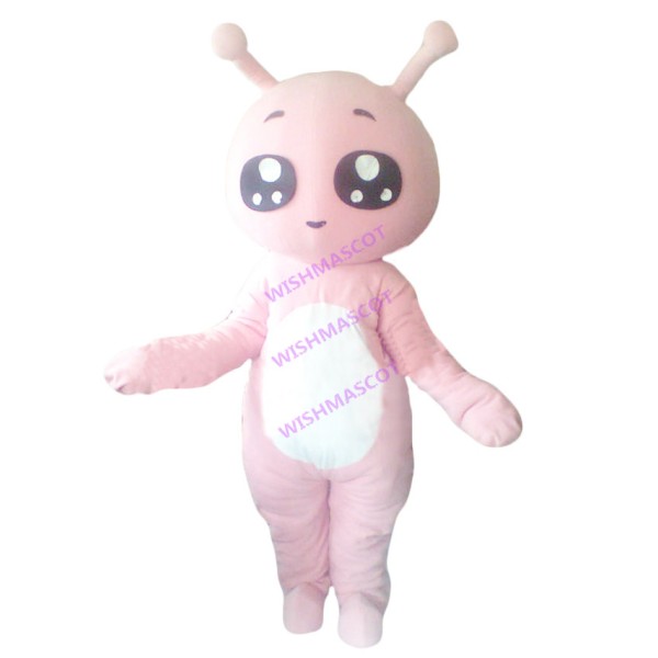 Pitiful Pink Baby Snail Mascot Costume