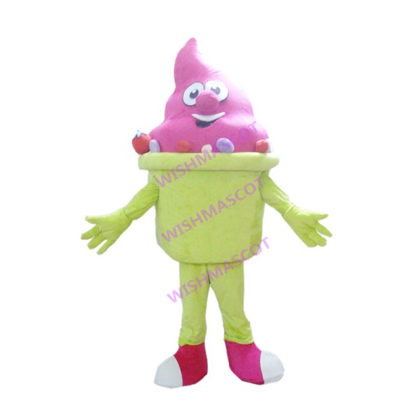 Cold Fruit Ice Cream Mascot Costume