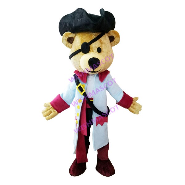 Noble One-eyed Bear Mascot Costume