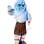 Rock Monster Wearing British Skirt Mascot Costume
