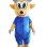 Calf With Stout Horns Mascot Costume