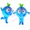 Lifesome Cartoon Blueberry Mascot Costume