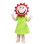 Red Sun In Dress Mascot Costume