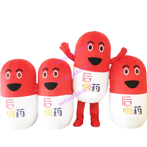 Regret Capsule Medicine Mascot Costume