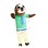 Civil Servant Sloth Lightning Mascot Costume