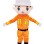Selfless Fireman Mascot Costume