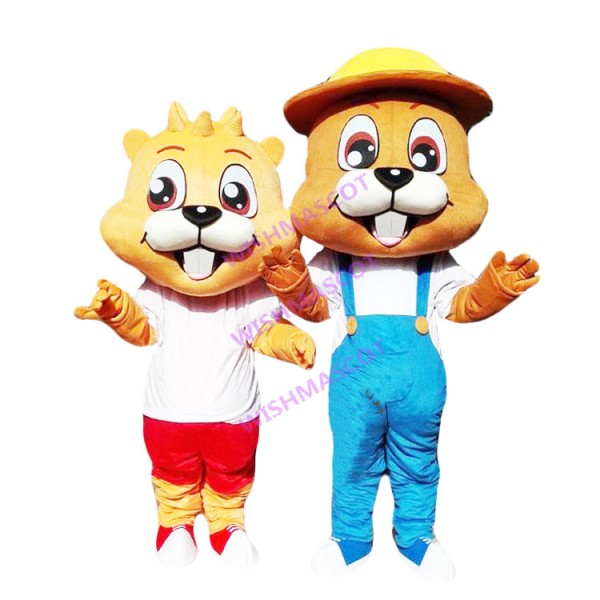 Relaxing Recreational Squirrel Mascot Costume
