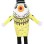 Pouting Goldfish Mascot Costume