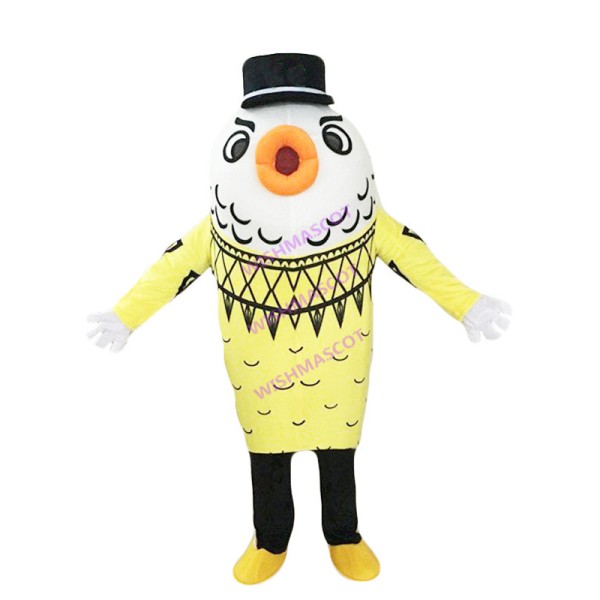 Pouting Goldfish Mascot Costume
