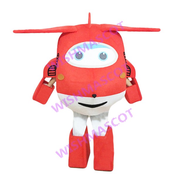 Helpful Super Wings Jett Mascot Costume