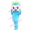 Blue Doll With Bud Mascot Costume