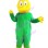 Clumsy Green Platypus Mascot Costume