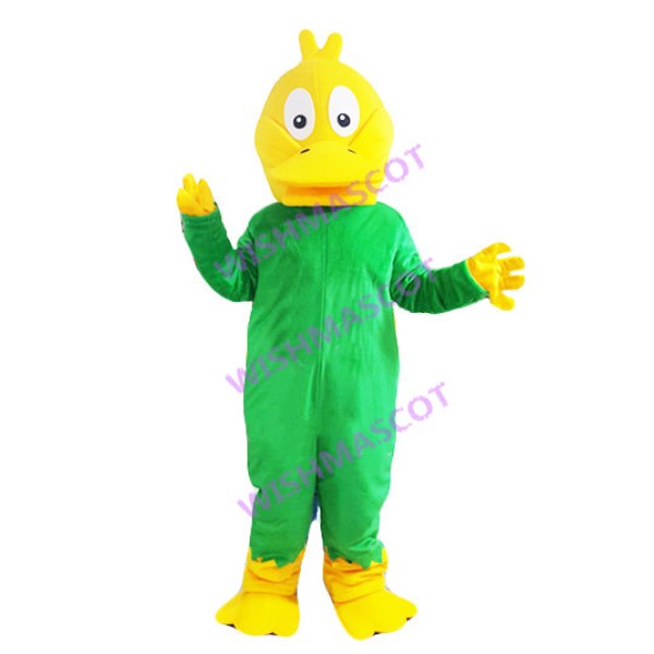 Clumsy Green Platypus Mascot Costume