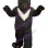 Huge Black Bear Mascot Costume In Forest