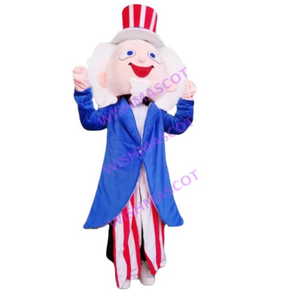 Seasoned Magician Grandpa Mascot Costume